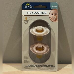 Itzy Ritzy “Itzy Soother” Cherry Pacifiers Pack of Two: New in Package